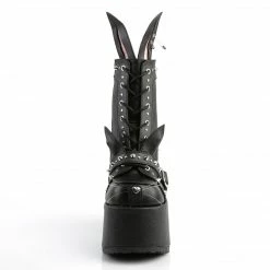 Demonia CAMEL-202 - Blk Vegan Leather Punk & Goth