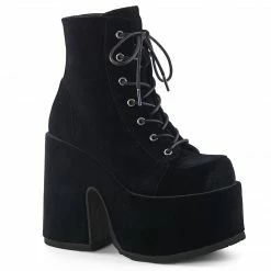 Demonia CAMEL-203 - Blk Velvet Punk & Goth