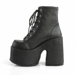 Demonia CAMEL-203 - Blk Vegan Leather Punk & Goth