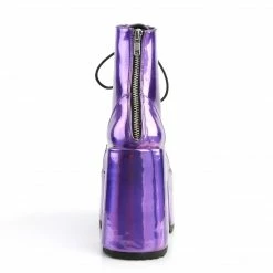 Demonia CAMEL-203 - Purple Hologram Vegan Leather 10 Demonia CAMEL-203 - Purple Hologram Vegan Leather