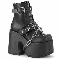 Demonia Punk & Goth CAMEL-205 - Blk Vegan Leather