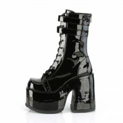 Demonia CAMEL-250 - Blk Pat Punk & Goth