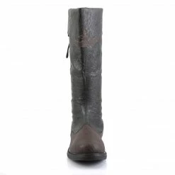 Funtasma Costume & Theme CAPTAIN-110 - Blk-Brown Distressed Pu