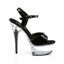 Pleaser CAPTIVA-609 - Blk Pat/Clr Exotic Dancing