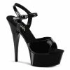 Pleaser CAPTIVA-609 - Blk Pat/Blk Exotic Dancing