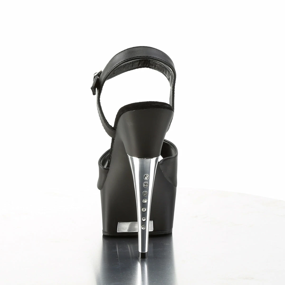 Pleaser CAPTIVA-609 - Blk Faux Leather/Blk Matte Exotic Dancing 6 Pleaser CAPTIVA-609 - Blk Faux Leather/Blk Matte Exotic Dancing