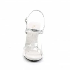 Fabulicious CARESS-439 - Clr-Slv Metallic Pu/Clr Bridal