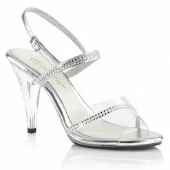 Fabulicious CARESS-439 - Clr-Slv Metallic Pu/Clr Bridal
