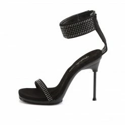 Fabulicious CHIC-40 - Blk Nubuck Pu/Blk