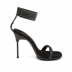 Fabulicious CHIC-40 - Blk Nubuck Pu/Blk