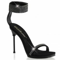 Fabulicious CHIC-40 - Blk Nubuck Pu/Blk
