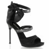 Fabulicious CHIC-48 - Blk Satin/Blk Matte 1 Fabulicious CHIC-48 - Blk Satin/Blk Matte