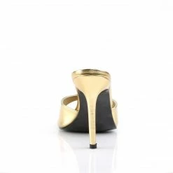 Pleaser CLASSIQUE-01 - Gold Metallic Pu