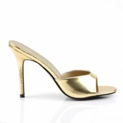 Pleaser CLASSIQUE-01 - Gold Metallic Pu
