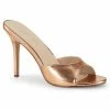 Pleaser CLASSIQUE-01 - Rose Gold Metallic Pu