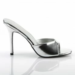 Pleaser CLASSIQUE-01 - Slv Metallic Pu 11 Pleaser CLASSIQUE-01 - Slv Metallic Pu