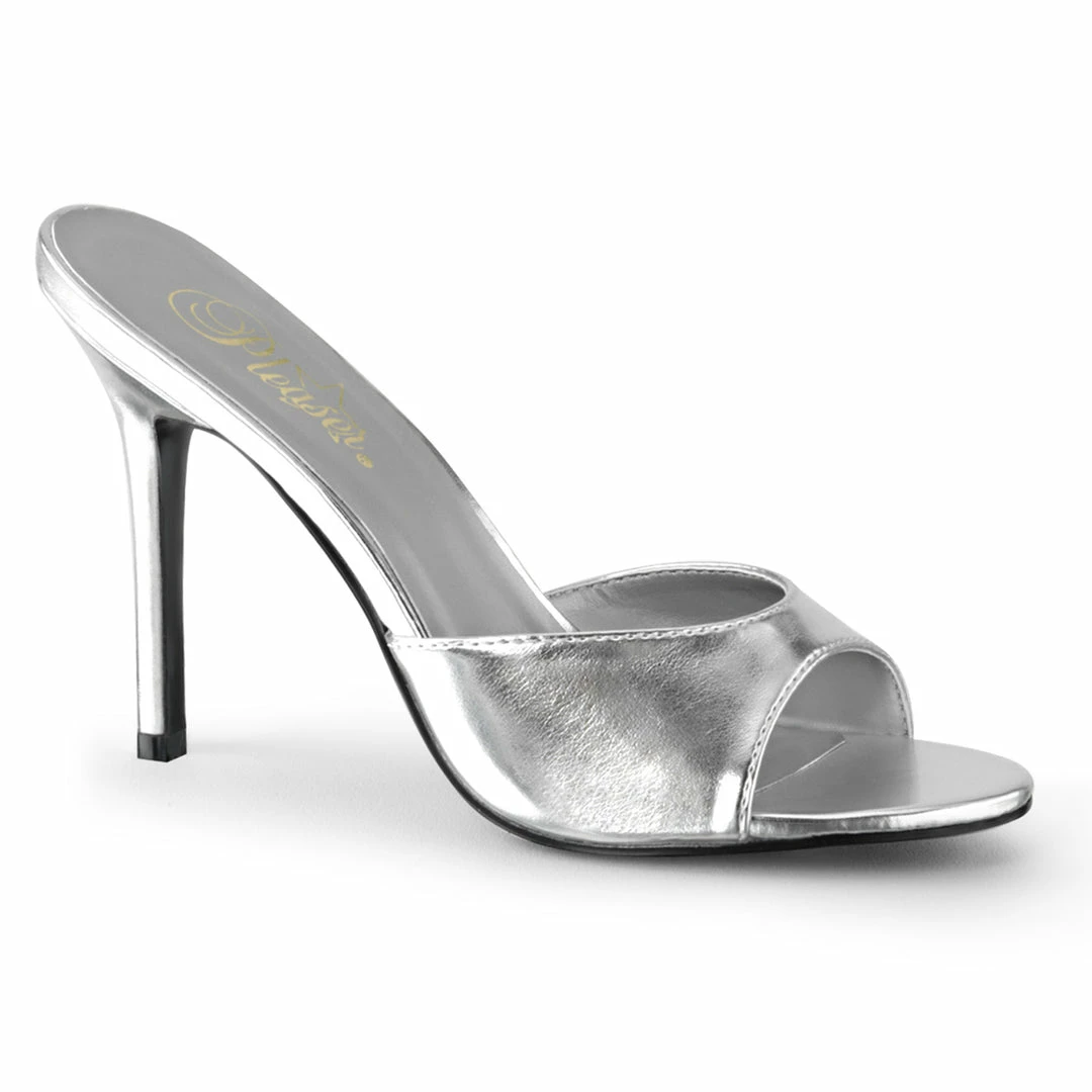 Pleaser CLASSIQUE-01 - Slv Metallic Pu 3 Pleaser CLASSIQUE-01 - Slv Metallic Pu