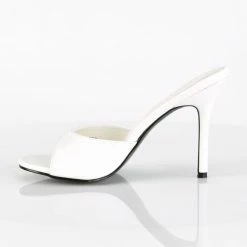 Pleaser Bridal CLASSIQUE-01 - Wht Kid Pu