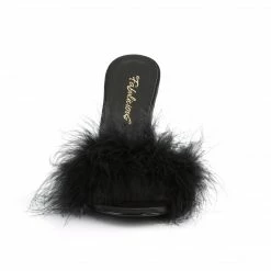 Fabulicious CLASSIQUE-01F - Blk Pu-Fur Party & Prom