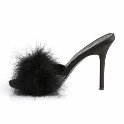 Fabulicious CLASSIQUE-01F - Blk Pu-Fur Party & Prom