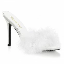 Fabulicious Party & Prom CLASSIQUE-01F - Wht Pu-Fur