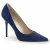 Pleaser Drag Queen CLASSIQUE-20 - Denim Suede