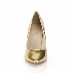 Pleaser CLASSIQUE-20 - Gold Met Pu Drag Queen