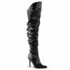 Pleaser CLASSIQUE-3011 - Blk Faux Leather