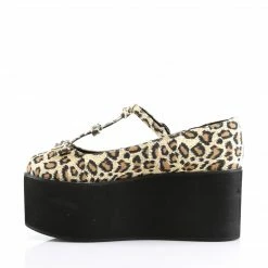 Demonia Punk & Goth CLICK-08 - Leopard Print Canvas 9 Demonia Punk & Goth CLICK-08 - Leopard Print Canvas