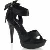 Fabulicious COCKTAIL-568 - Blk Satin/Blk Party & Prom