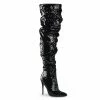 Pleaser Drag Queen COURTLY-3011 - Blk Sequins