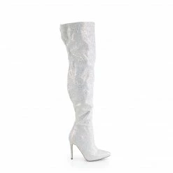 Pleaser COURTLY-3015 - Wht Multi Glitter 11 Pleaser COURTLY-3015 - Wht Multi Glitter