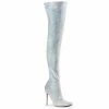Pleaser COURTLY-3015 - Wht Multi Glitter