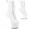 Pleaser CRAZE-1040 - Wht Pat/Wht Exotic Dancing