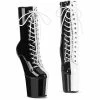 Pleaser CRAZE-1040TT - Blk-Wht Pat/Blk-Wht Exotic Dancing