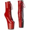Pleaser CRAZE-1040TT - Red-Blk Pat/Red-Blk