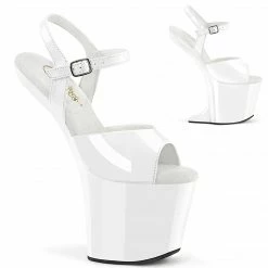 Pleaser Exotic Dancing CRAZE-809 - Wht Pat/Wht