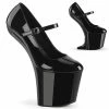 Pleaser CRAZE-880 - Blk Pat/Blk Exotic Dancing