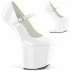 Pleaser Exotic Dancing CRAZE-880 - Wht Pat/Wht
