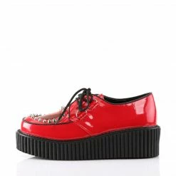 Demonia CREEPER-108 - Red Pat-Pvc Punk & Goth