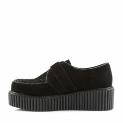 Demonia Punk & Goth CREEPER-118 - Blk Vegan Suede 9 Demonia Punk & Goth CREEPER-118 - Blk Vegan Suede