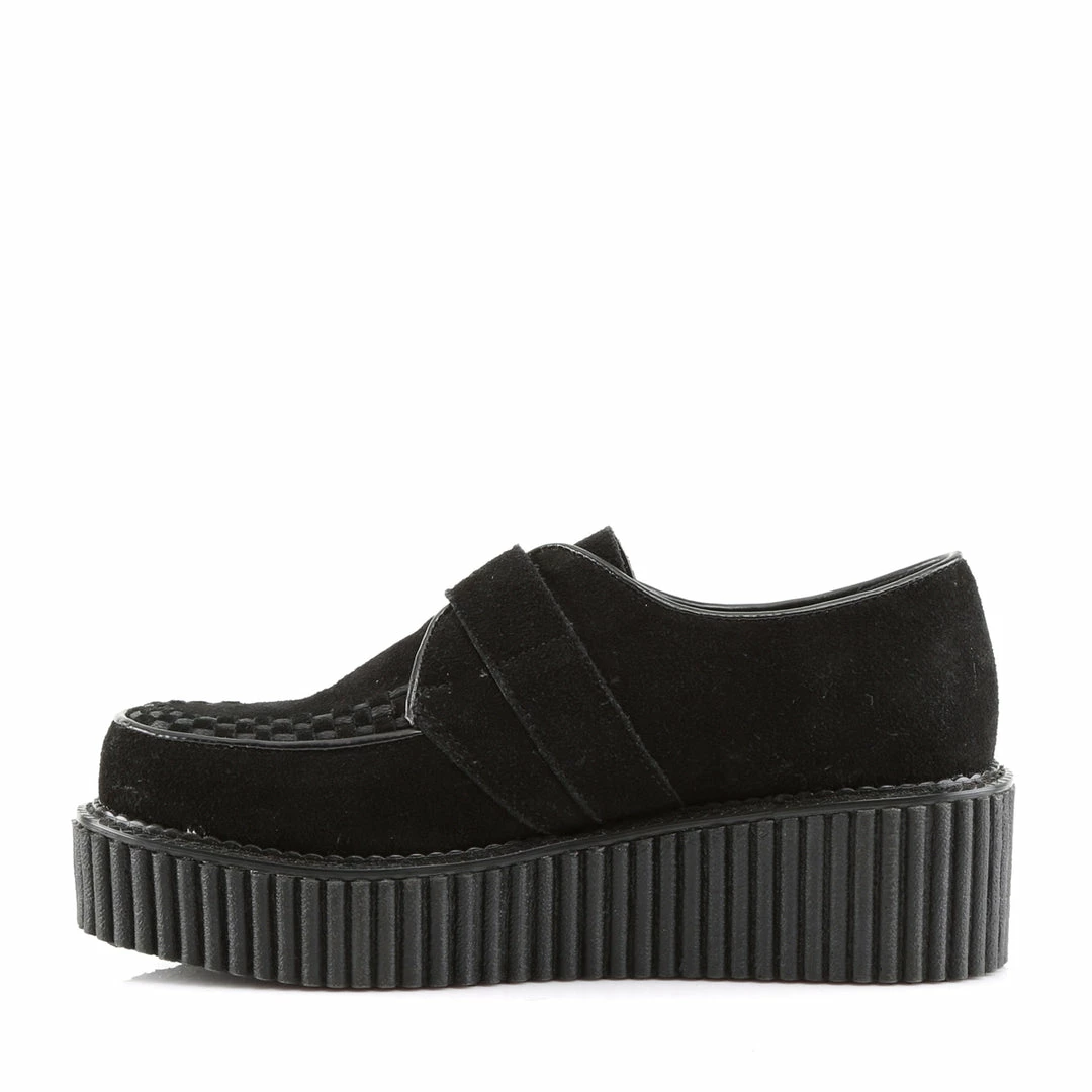 Demonia Punk & Goth CREEPER-118 - Blk Vegan Suede 5 Demonia Punk & Goth CREEPER-118 - Blk Vegan Suede