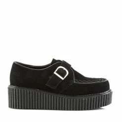 Demonia Punk & Goth CREEPER-118 - Blk Vegan Suede 11 Demonia Punk & Goth CREEPER-118 - Blk Vegan Suede