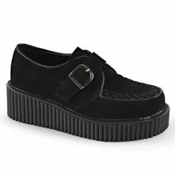 Demonia Punk & Goth CREEPER-118 - Blk Vegan Suede