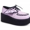 Demonia CREEPER-205 - Lavender Vegan Leather