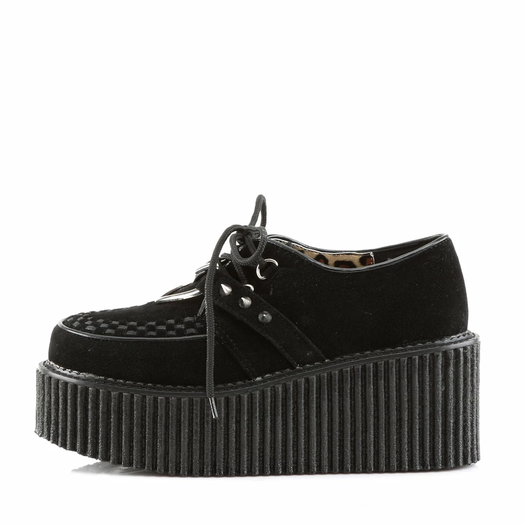 Demonia CREEPER-206 - Blk Vegan Suede-Vegan Leather Punk & Goth 5 Demonia CREEPER-206 - Blk Vegan Suede-Vegan Leather Punk & Goth
