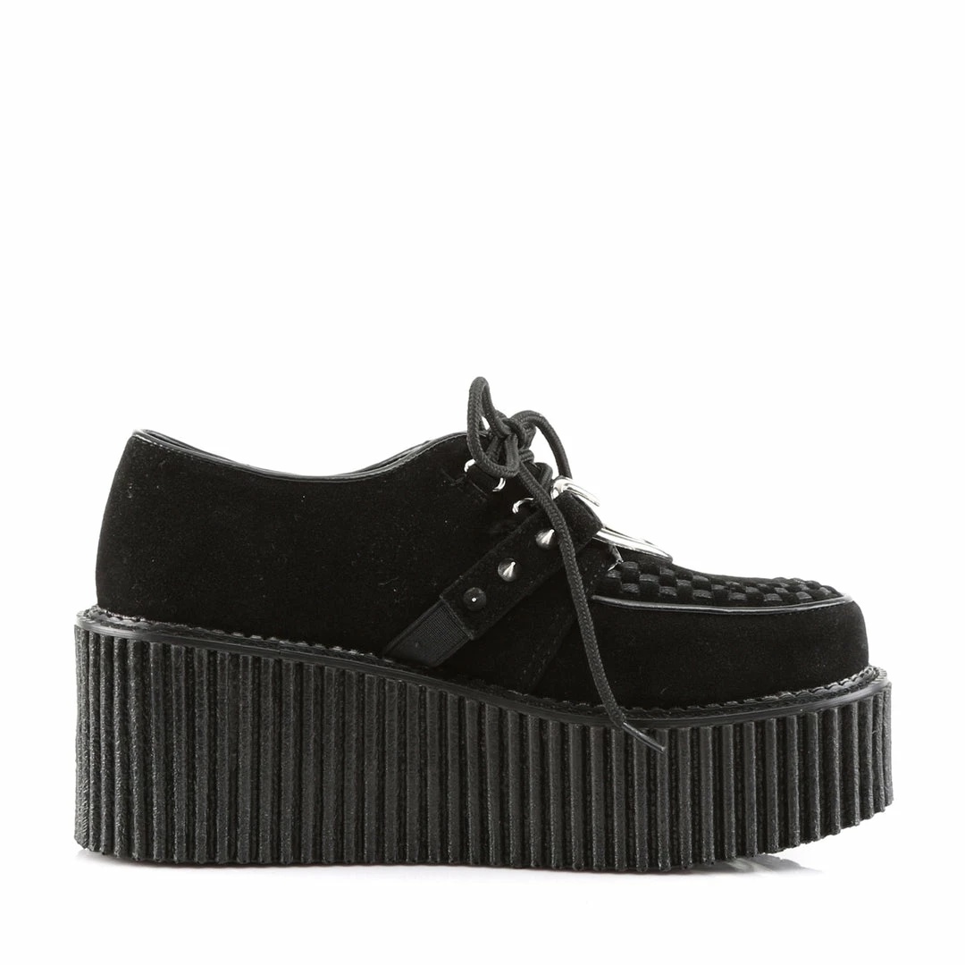 Demonia CREEPER-206 - Blk Vegan Suede-Vegan Leather Punk & Goth 7 Demonia CREEPER-206 - Blk Vegan Suede-Vegan Leather Punk & Goth