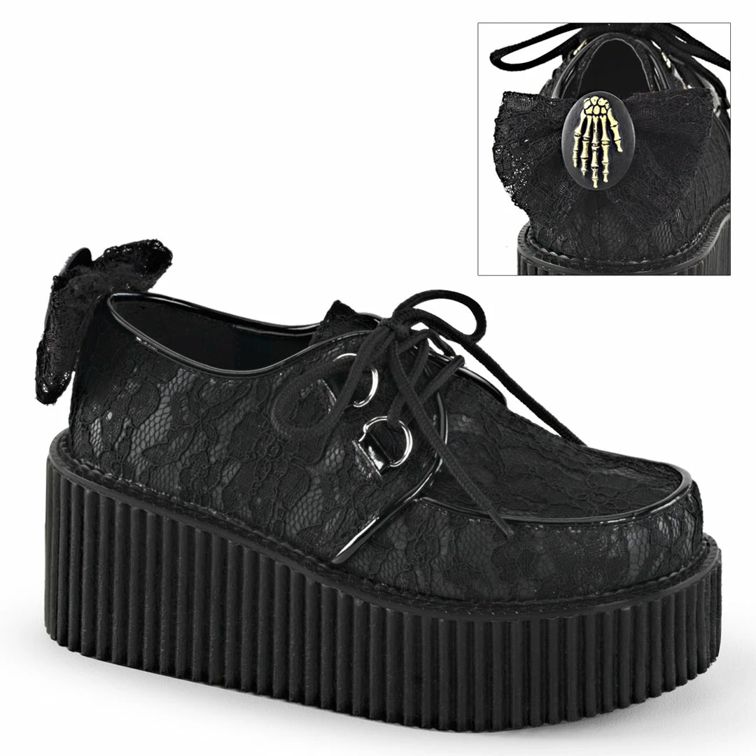 Demonia CREEPER-212 - Blk Vegan Leather-Lace 3 Demonia CREEPER-212 - Blk Vegan Leather-Lace