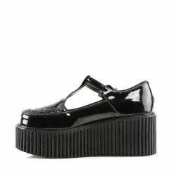 Demonia CREEPER-214 - Blk Pat