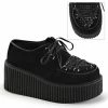 Demonia Punk & Goth CREEPER-216 - Blk Vegan Suede